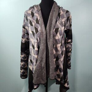 MaxSport Open Cardigan Sweater Hooded Waterfall Med
Lot F